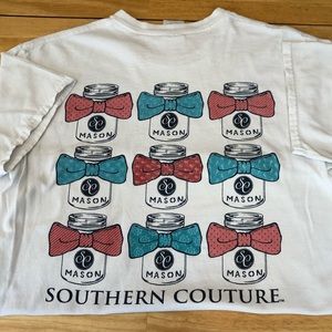 Southern Couture White Mason Jar Tee